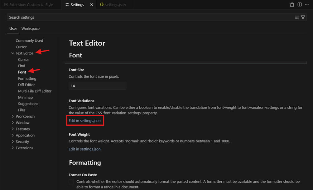 cursor-increase-font-size-chat