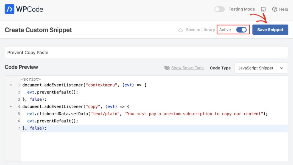add-custom-code-snippet-wordpress-wpcode